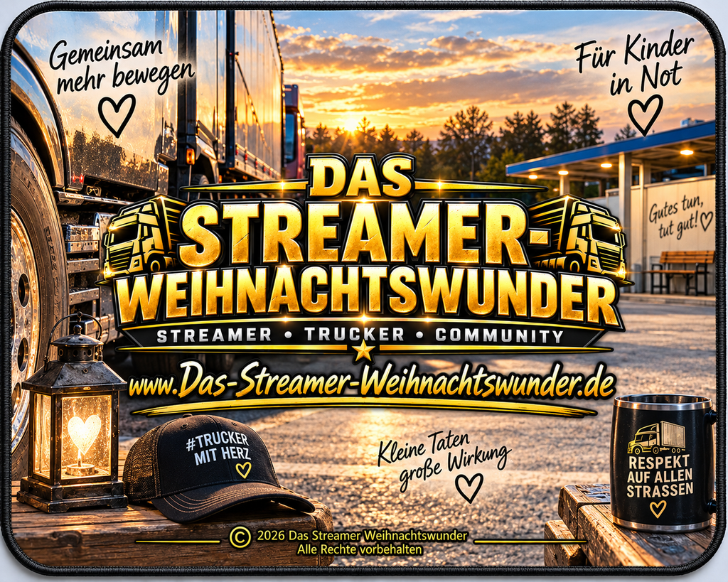 👉Das Streamer Weihnachtswunder Maus Pad 2026 – Limited Edition👍