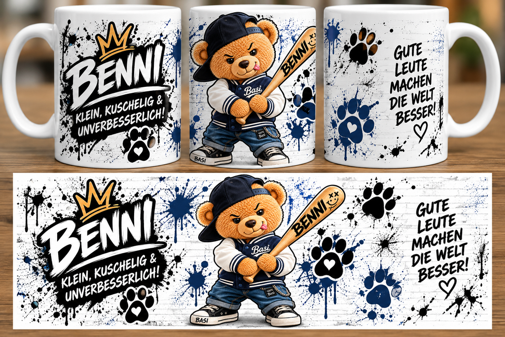 😊Benni Tasse – Klein, Kuschelig & Unverbesserlich!😊