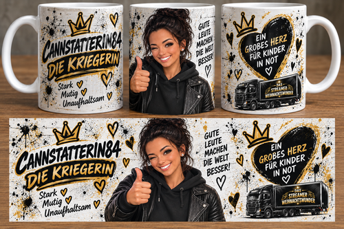👑Cannstatterin84 Tasse – Die Kriegerin👑